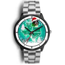 Load image into Gallery viewer, Bernese Mountain Dog Texas Christmas Special Wrist Watch-Free Shipping