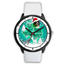 Load image into Gallery viewer, Bernese Mountain Dog Texas Christmas Special Wrist Watch-Free Shipping