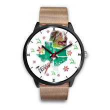 Load image into Gallery viewer, Australian Shepherd Dog Texas Christmas Special Wrist Watch-Free Shipping