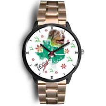 Load image into Gallery viewer, Australian Shepherd Dog Texas Christmas Special Wrist Watch-Free Shipping