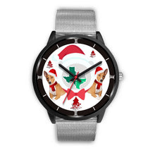 Load image into Gallery viewer, Basenji Dog Texas Christmas Special Wrist Watch-Free Shipping
