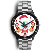 Load image into Gallery viewer, Basenji Dog Texas Christmas Special Wrist Watch-Free Shipping