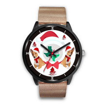 Load image into Gallery viewer, Basenji Dog Texas Christmas Special Wrist Watch-Free Shipping