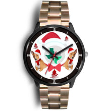 Load image into Gallery viewer, Basenji Dog Texas Christmas Special Wrist Watch-Free Shipping
