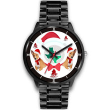 Load image into Gallery viewer, Basenji Dog Texas Christmas Special Wrist Watch-Free Shipping