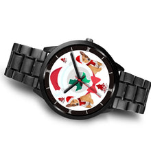 Load image into Gallery viewer, Basenji Dog Texas Christmas Special Wrist Watch-Free Shipping