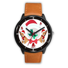 Load image into Gallery viewer, Basenji Dog Texas Christmas Special Wrist Watch-Free Shipping
