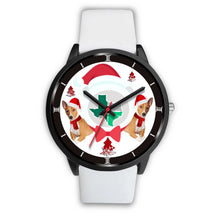 Load image into Gallery viewer, Basenji Dog Texas Christmas Special Wrist Watch-Free Shipping