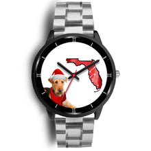 Load image into Gallery viewer, Airedale Terrier On Christmas Special Wrist Watch-Free Shipping-FL State