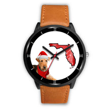 Load image into Gallery viewer, Airedale Terrier On Christmas Special Wrist Watch-Free Shipping-FL State
