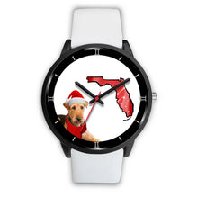 Load image into Gallery viewer, Airedale Terrier On Christmas Special Wrist Watch-Free Shipping-FL State