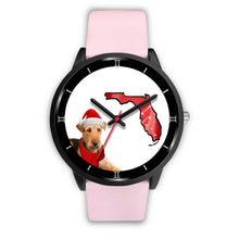 Load image into Gallery viewer, Airedale Terrier On Christmas Special Wrist Watch-Free Shipping-FL State