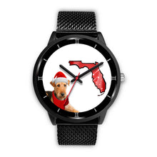 Load image into Gallery viewer, Airedale Terrier On Christmas Special Wrist Watch-Free Shipping-FL State
