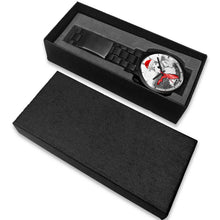 Load image into Gallery viewer, Alaskan Malamute On Christmas Print Wrist Watch-Free Shipping-FL State