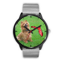 Load image into Gallery viewer, Australian Terrier On Christmas Florida Wrist Watch-Free Shipping