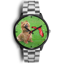 Load image into Gallery viewer, Australian Terrier On Christmas Florida Wrist Watch-Free Shipping