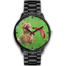 Load image into Gallery viewer, Australian Terrier On Christmas Florida Wrist Watch-Free Shipping