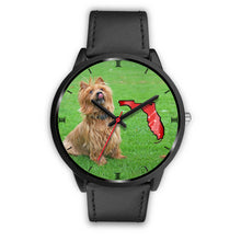 Load image into Gallery viewer, Australian Terrier On Christmas Florida Wrist Watch-Free Shipping