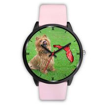 Load image into Gallery viewer, Australian Terrier On Christmas Florida Wrist Watch-Free Shipping