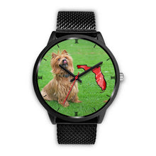 Load image into Gallery viewer, Australian Terrier On Christmas Florida Wrist Watch-Free Shipping