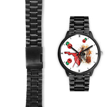 Load image into Gallery viewer, Basset Hound On Christmas Florida Wrist Watch-Free Shipping