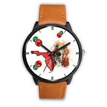 Load image into Gallery viewer, Basset Hound On Christmas Florida Wrist Watch-Free Shipping