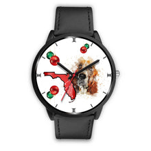 Load image into Gallery viewer, Basset Hound On Christmas Florida Wrist Watch-Free Shipping