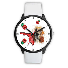 Load image into Gallery viewer, Basset Hound On Christmas Florida Wrist Watch-Free Shipping