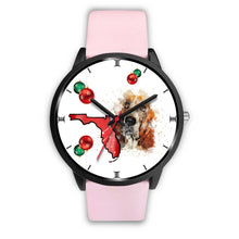 Load image into Gallery viewer, Basset Hound On Christmas Florida Wrist Watch-Free Shipping