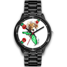 Load image into Gallery viewer, Beagle Dog On Christmas Florida Wrist Watch-Free Shipping