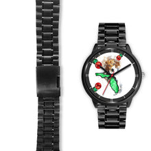 Load image into Gallery viewer, Beagle Dog On Christmas Florida Wrist Watch-Free Shipping