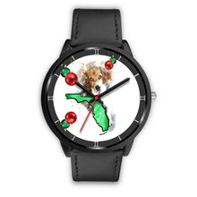 Load image into Gallery viewer, Beagle Dog On Christmas Florida Wrist Watch-Free Shipping