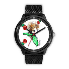 Load image into Gallery viewer, Beagle Dog On Christmas Florida Wrist Watch-Free Shipping