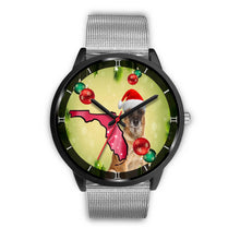 Load image into Gallery viewer, Belgian Malinois Dog On Christmas Florida Wrist Watch-Free Shipping