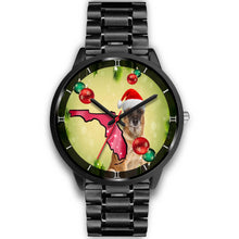 Load image into Gallery viewer, Belgian Malinois Dog On Christmas Florida Wrist Watch-Free Shipping