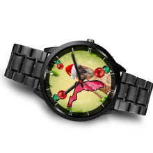Load image into Gallery viewer, Belgian Malinois Dog On Christmas Florida Wrist Watch-Free Shipping