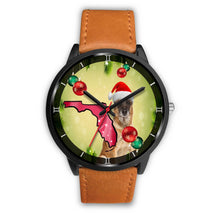 Load image into Gallery viewer, Belgian Malinois Dog On Christmas Florida Wrist Watch-Free Shipping
