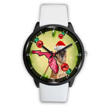 Load image into Gallery viewer, Belgian Malinois Dog On Christmas Florida Wrist Watch-Free Shipping