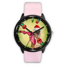 Load image into Gallery viewer, Belgian Malinois Dog On Christmas Florida Wrist Watch-Free Shipping