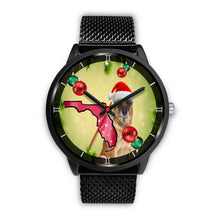 Load image into Gallery viewer, Belgian Malinois Dog On Christmas Florida Wrist Watch-Free Shipping