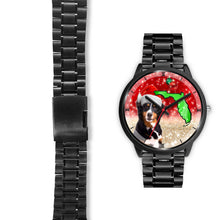 Load image into Gallery viewer, Bernese Mountain Dog On Christmas Florida Wrist Watch-Free Shipping