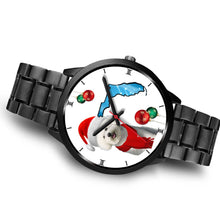 Load image into Gallery viewer, Bichon Frise On Christmas Florida Wrist Watch-Free Shipping