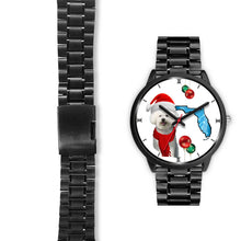 Load image into Gallery viewer, Bichon Frise On Christmas Florida Wrist Watch-Free Shipping