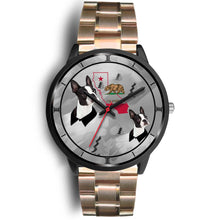 Load image into Gallery viewer, Boston Terrier California Christmas Special Wrist Watch-Free Shipping