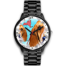Load image into Gallery viewer, Basset Hound Dog New York Christmas Special Wrist Watch-Free Shipping