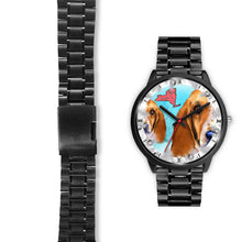 Load image into Gallery viewer, Basset Hound Dog New York Christmas Special Wrist Watch-Free Shipping