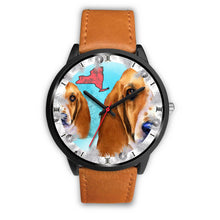 Load image into Gallery viewer, Basset Hound Dog New York Christmas Special Wrist Watch-Free Shipping