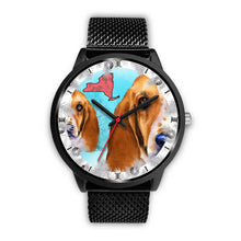 Load image into Gallery viewer, Basset Hound Dog New York Christmas Special Wrist Watch-Free Shipping