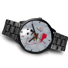 Load image into Gallery viewer, American Eskimo Dog California Christmas Special Wrist Watch-Free Shipping