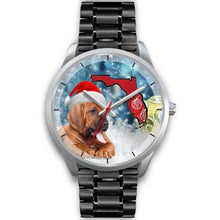 Load image into Gallery viewer, Bloodhound On Christmas Florida Wrist Watch-Free Shipping